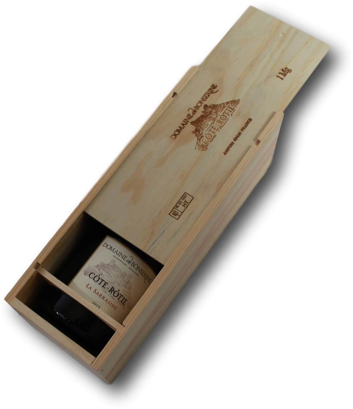 Coffret vin en bois pour magnum